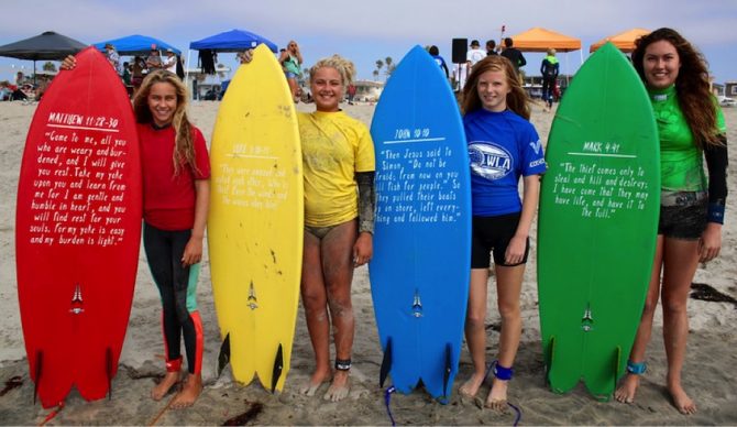 Girls Finalists with the Jesus Fishes. Photo: Chris Kelly