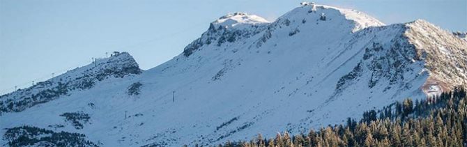 Mammoth's early snow.  Photo: Mammoth Mountain