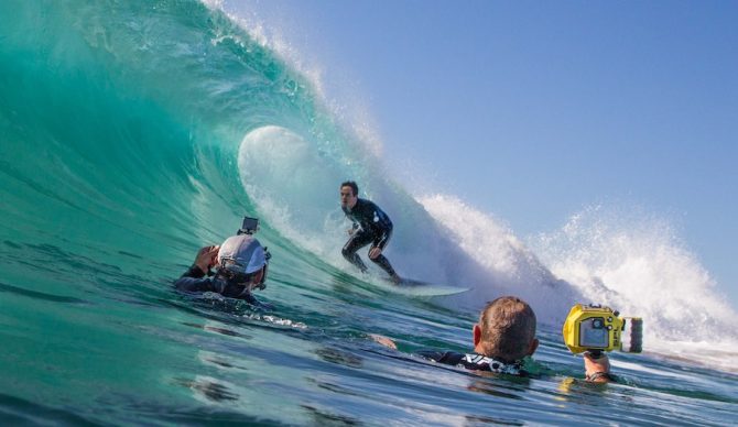 If the moment of you getting tubed isn't well documented, did it even happen? Photo: Surfterra