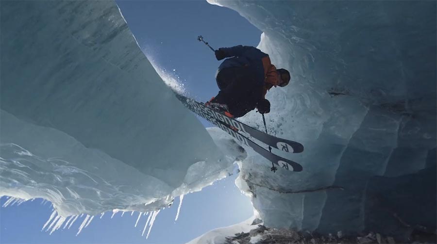 Check Out this Guy Shredding a Crevasse on Skis The Inertia