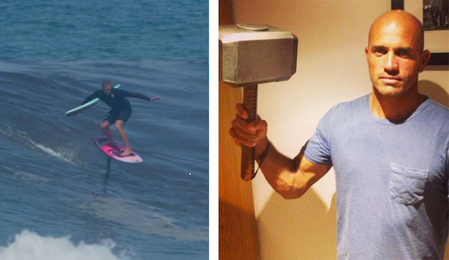 What Is Kelly Slater Doing During His Recovery? A Little Friendly Badgering of JOB on Instagram