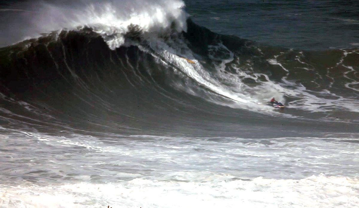 One Jet Ski Wipeout and Maya Gabiera Bombs at Massive Nazaré The Inertia