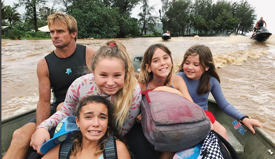 Of Course Laird Hamilton Rescued 15 Little Girls From Kauai's Flooding