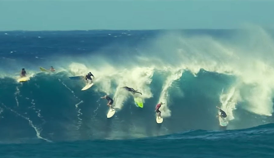 Waimea Bay, December 5 What Beautiful Mayhem! The Inertia
