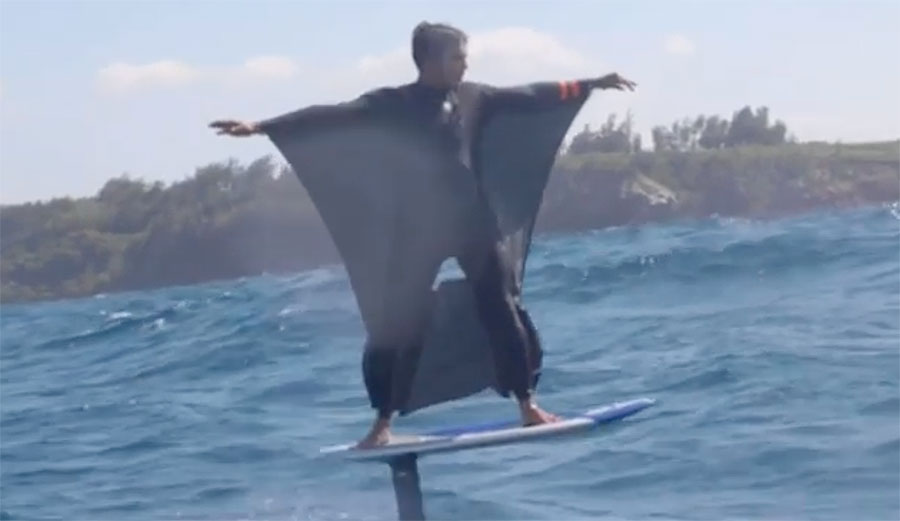 Kai Lenny Is Hydrofoiling With a Very Strange New Wetsuit The Inertia