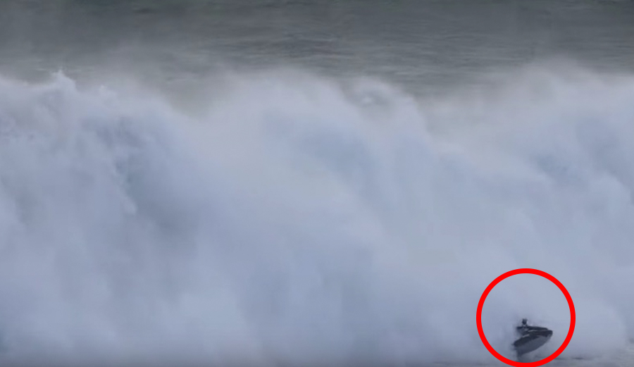 Video Footage of a Harrowing Surf Rescue in Nazaré, Portugal The Inertia