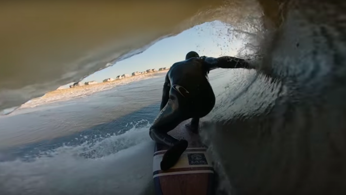 This Is Brett Barley The Ultimate Tube Hound Getting Barreled In 40 