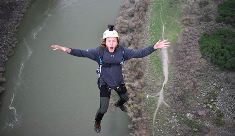 A BASE Jumper In Idaho Landed After Completing a Routine Descent Then