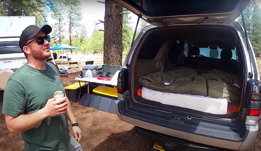 This Guy Added a Super EasytoUse Camper Setup to His Toyota 4Runner
