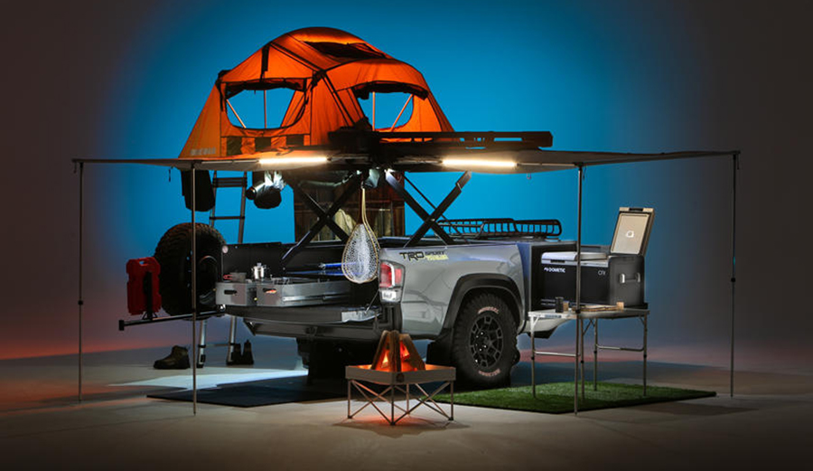Toyota Created the TRD Sport CampingTrailer Out of One of Its Own Truck