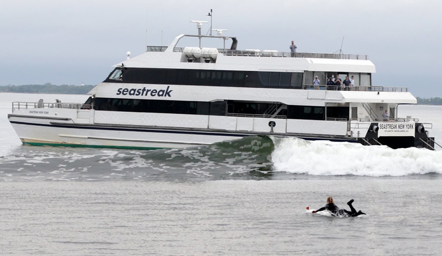 Ben Gravy and a New Jersey to New York Ferry Wave The Inertia