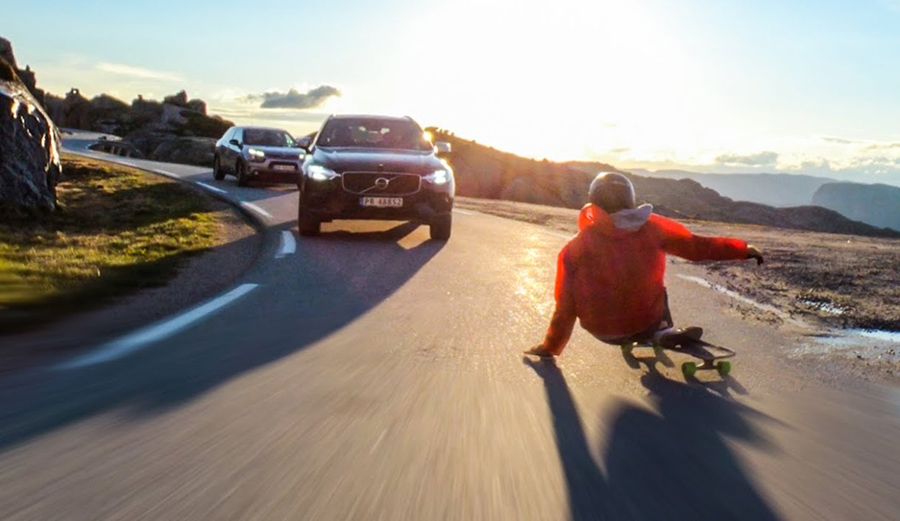 Downhill Skater Josh Neuman Shares His 10 Closest Calls The Inertia