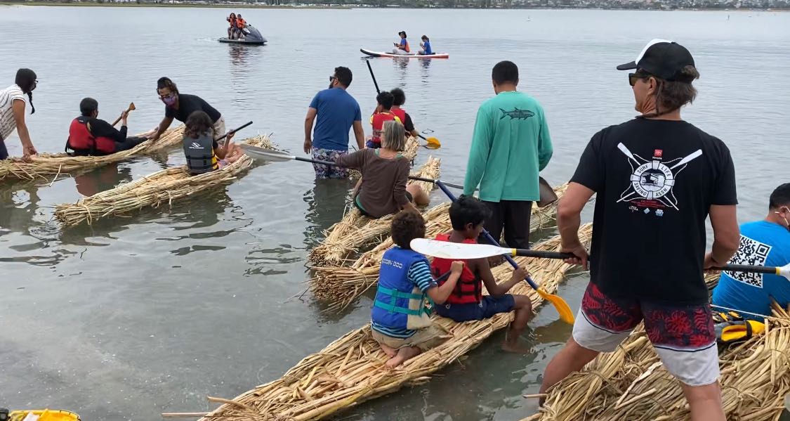 Traditional Kumeyaay TuleBoat Launch Highlights California's