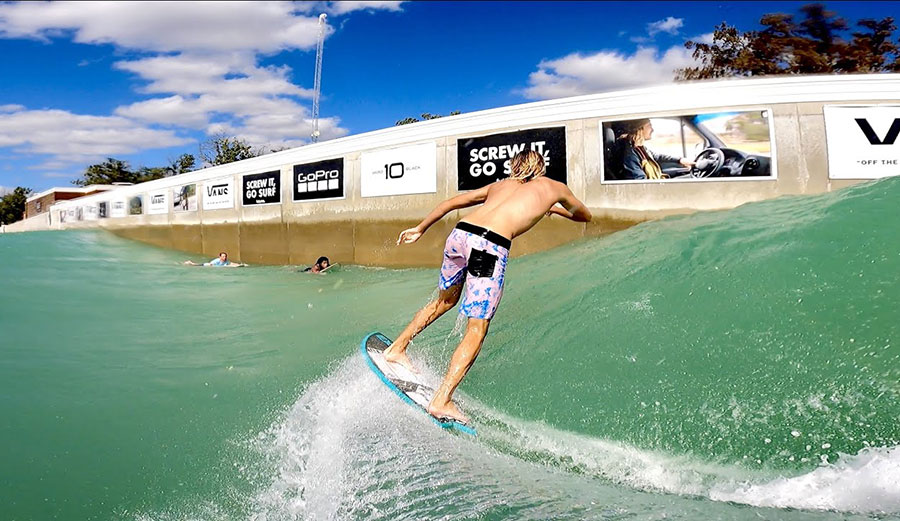 Skimboarding at the Texas Wave Pool With Koa Smith and Blair Conklin
