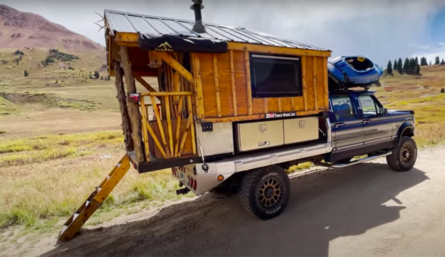 This Cabin Camper Was Built in Alaska With All the Comforts of Home
