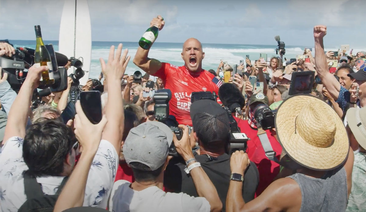 Here's How Kelly Slater Won the 2022 Billabong Pro Pipeline