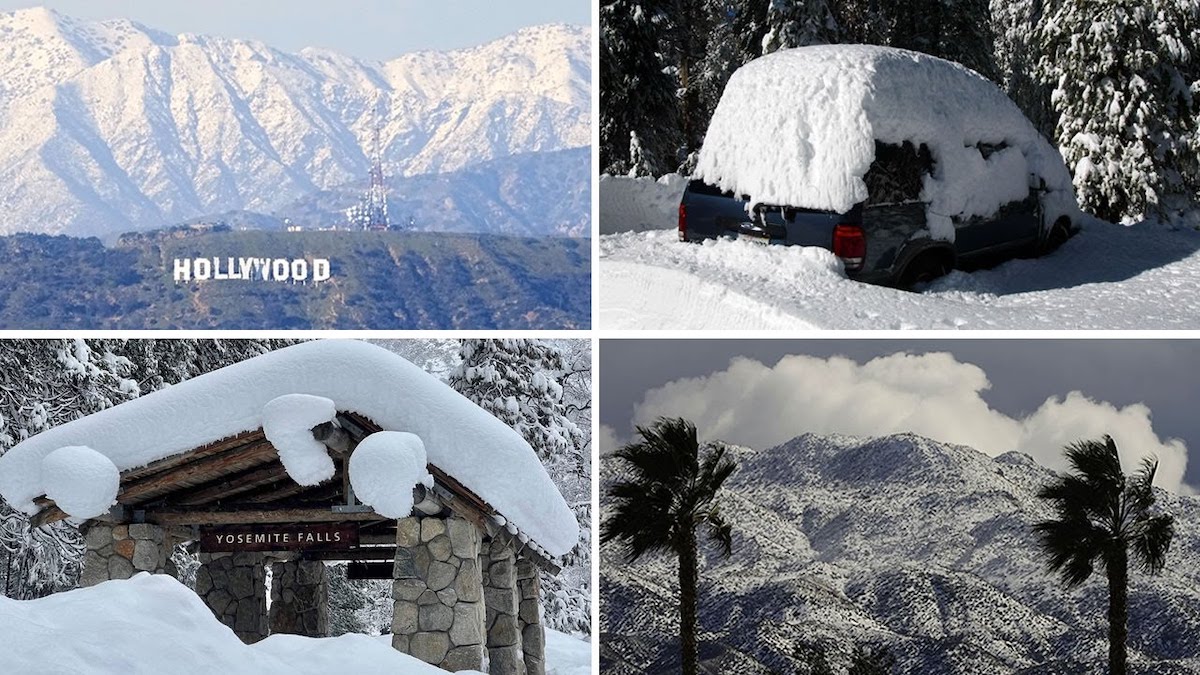 This Is What California Looked Like This Week After All the Snow