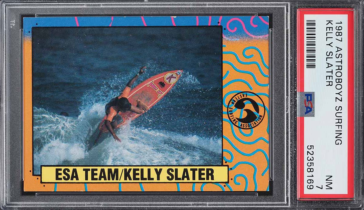 Kelly Slater Rookie Card Sells For Record-Breaking Price