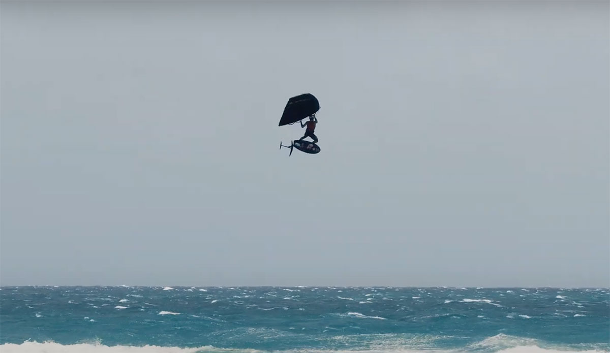 Kai Lenny Attempts to Break the Wing Big Air Record with a New Wing