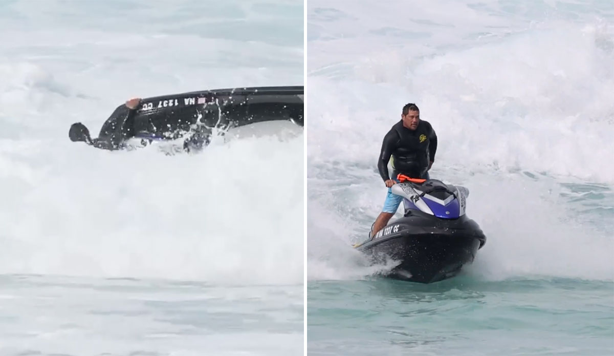 This Pipeline Jet Ski Recovery Shows Why the Hawaiian Water Patrol Is
