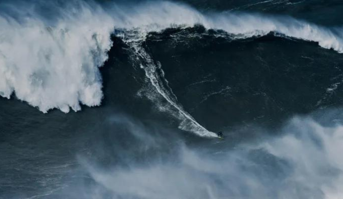 Witness Sebastian Steudtner Riding a Wave That Could Potentially Break the World Record