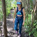 hiking in hiking pants in Hawaii
