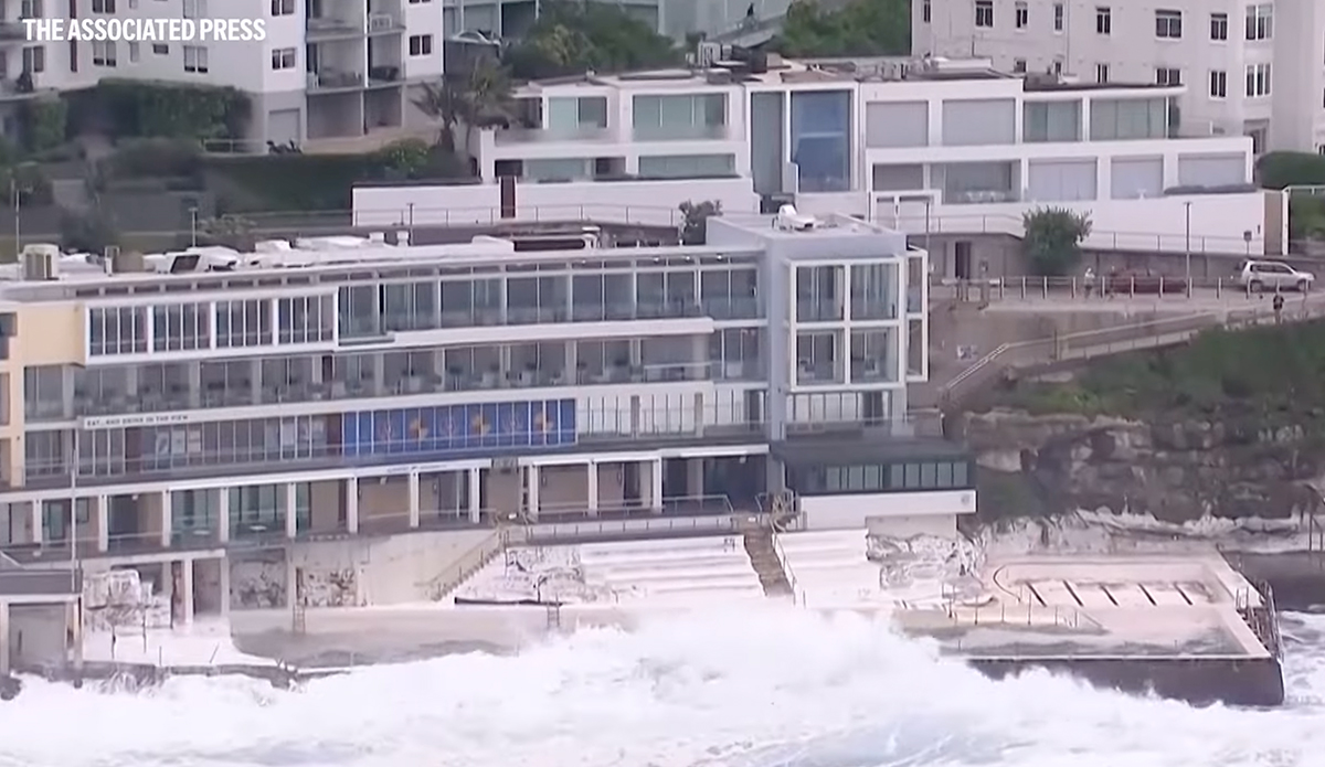 Sydney Beaches Battered by Massive Waves