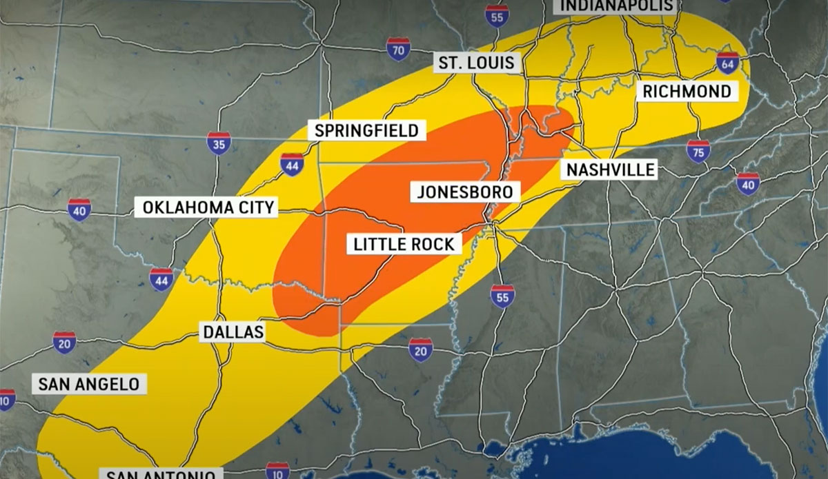 Atmospheric River Could Bring Deadly, Catastrophic Flooding to Central U.S.