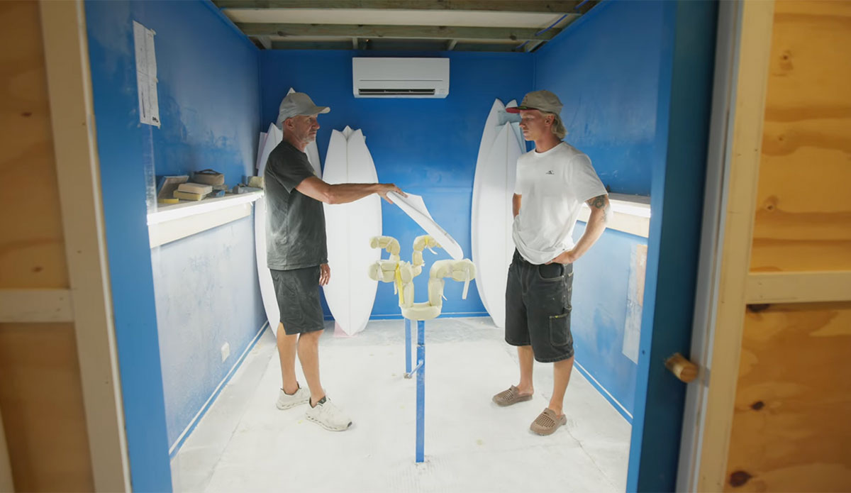 Darren Handley Goes From Blank to Board, Creating a Custom Shape