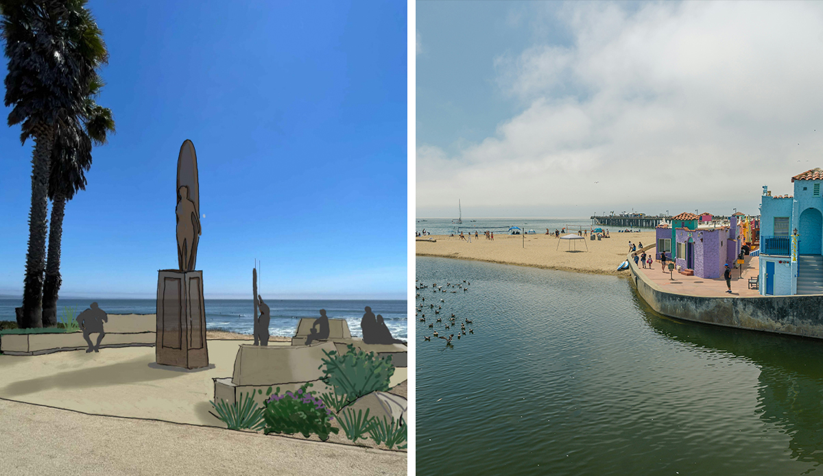 Capitola Approves Location to Build Female Surfer Statue Santa Cruz Didn’t Want