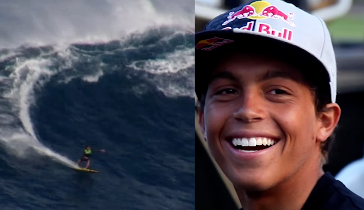 Kai Lenny Shares Throwback Surfing Clip with Laird Hamilton