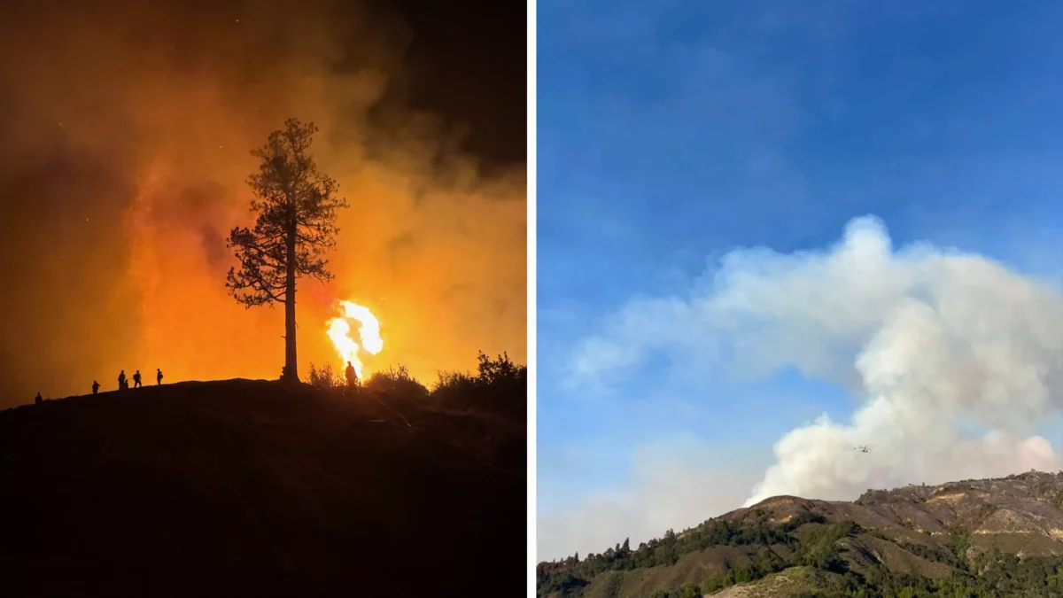 Second Fire Erupts in Big Sur, Prompting Highway 1 Closure