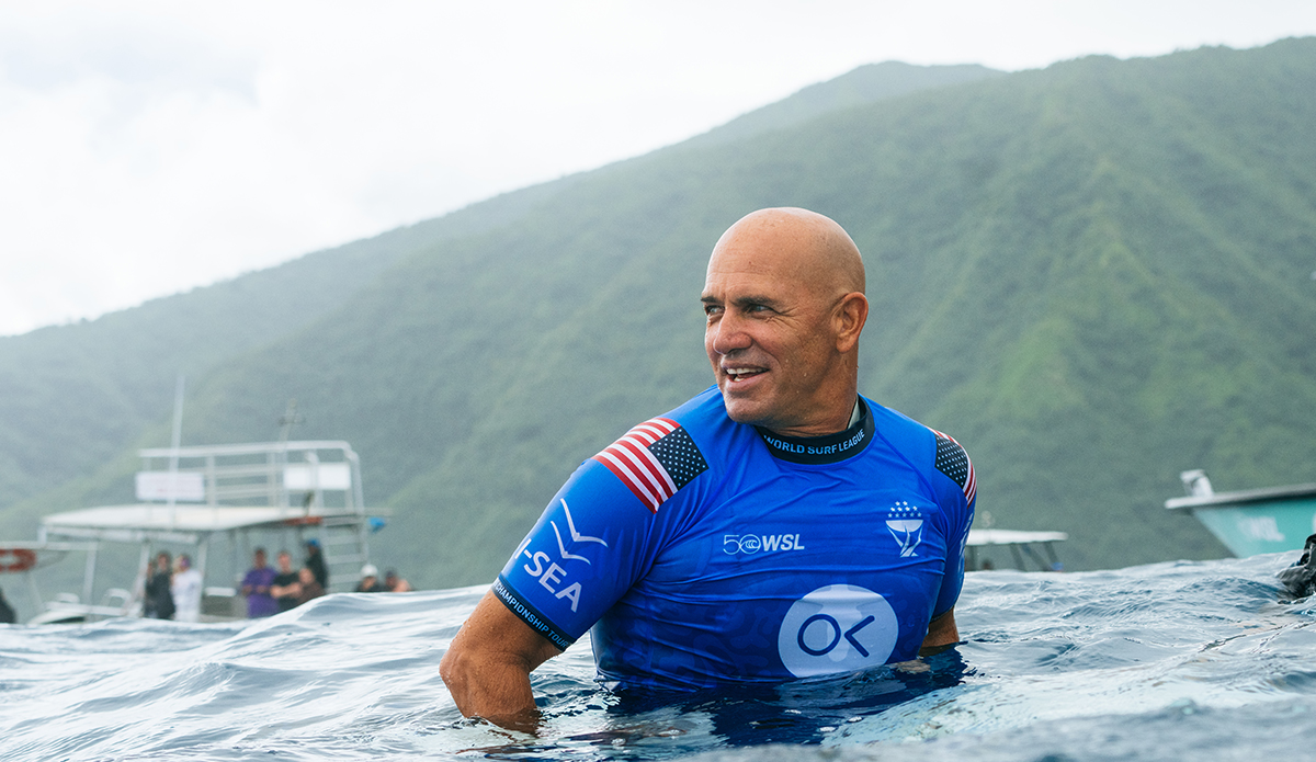 Kelly Slater Delivers Humorous Post-Heat Interview After Tahiti Pro Performance
