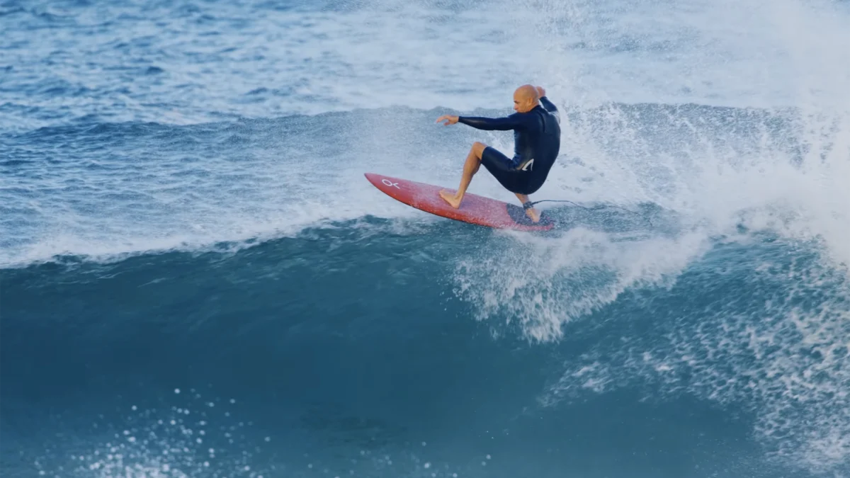 Kelly Slater Tests New Surfboard Shapes on Gold Coast