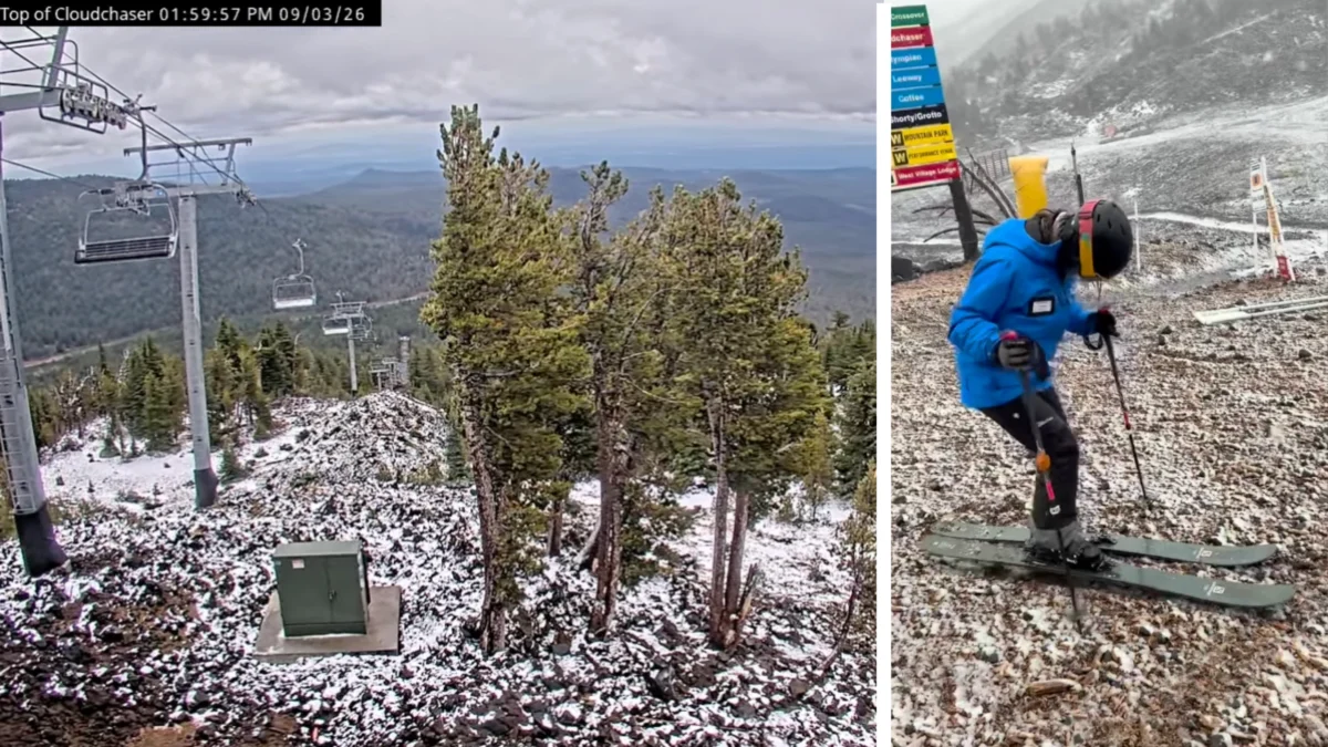 Mt. Bachelor Receives Early September Snow