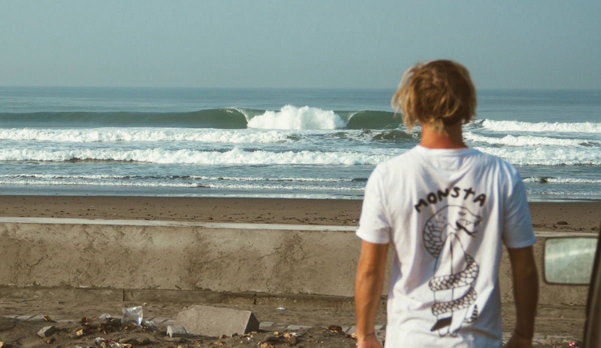 We rocked up on the first morning to this. Photo: Hayden O\'Neill