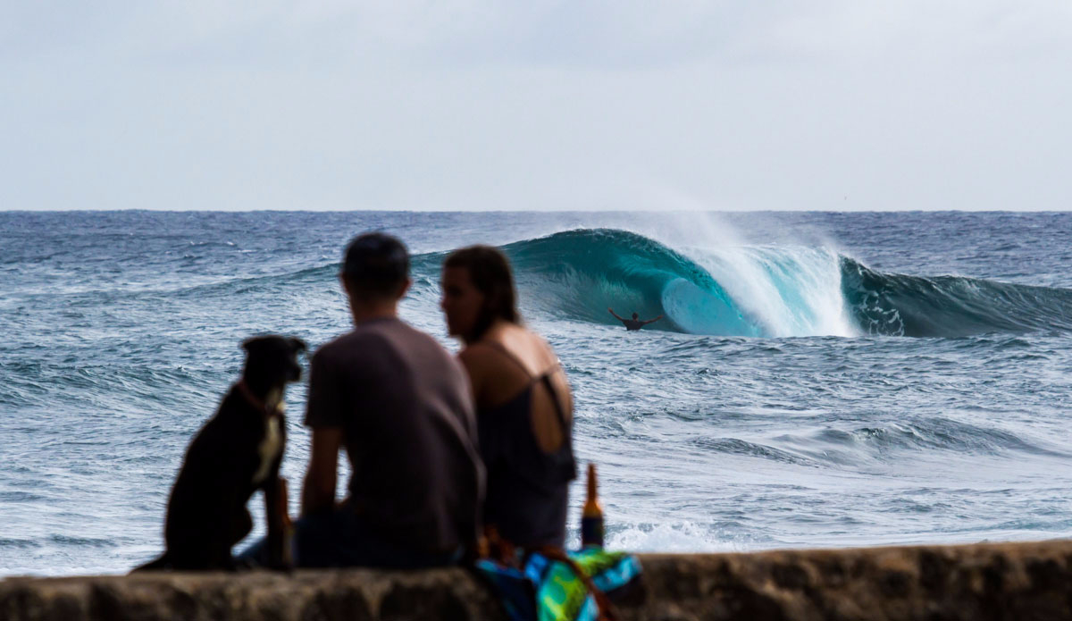 This is my favorite surf photograph that I\'ve ever taken from land, or possibly even favorite one taken period. Hawaiian vibes currently. Photo: <a href=\"https://www.stoverfrenchphoto.com/\">Vaun Stover-French</a> present.