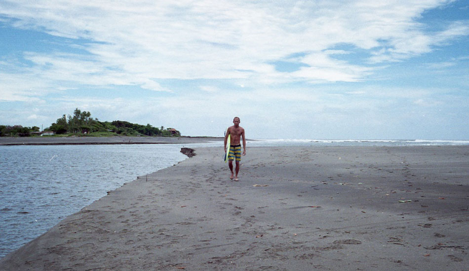 Jesse again, same rivermouth, after a less than fruitful session. We each caught about 3 or 4 and spent the rest of the time dodging 10\' closeout walls. I think I had a 5\'7 and he had a 5\'9. Photo: <a href=\"https://mattdegreff.com/\" target=_blank>Matt Degreff</a>.