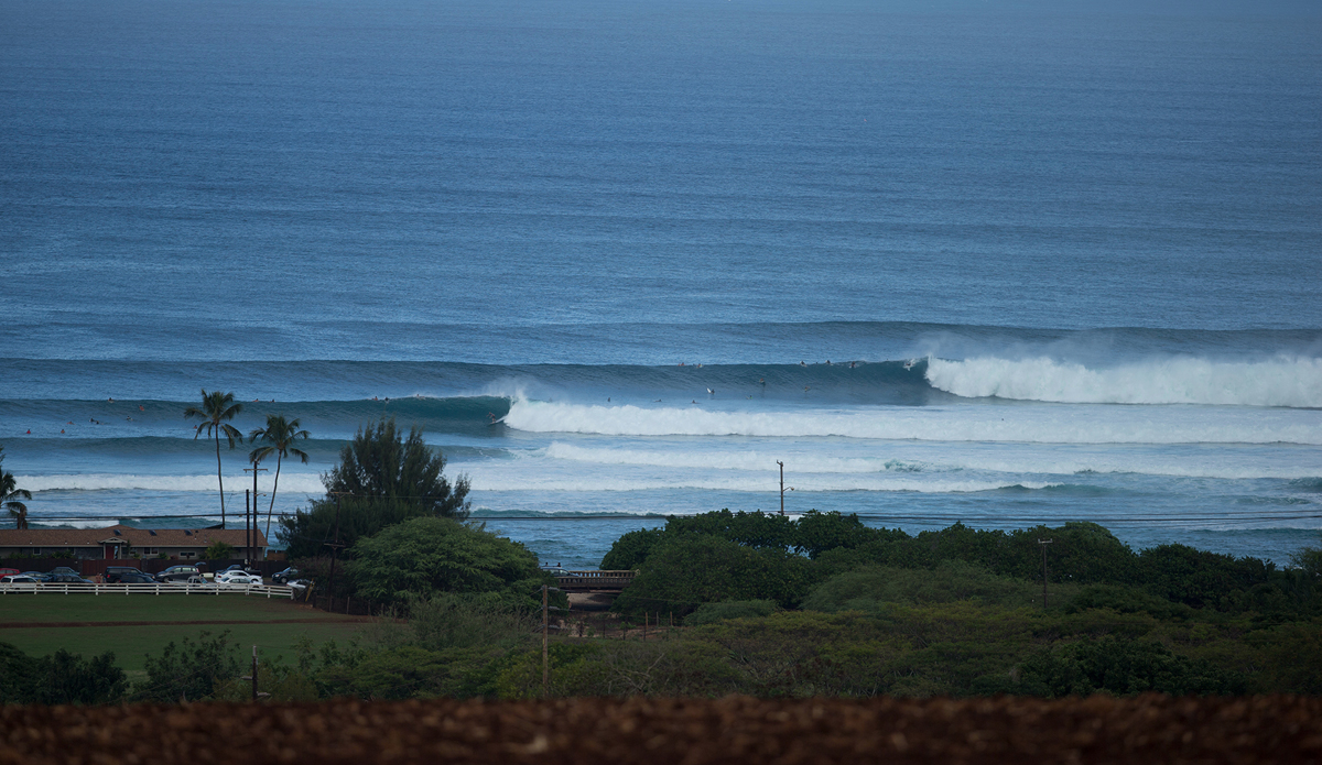 Laniakea. This is not even a great day, but  you can\'t get this view anymore with out getting arrested. Photo: <a href=\"https://www.brianbielmann.com\">BrianBielmann.com</a>