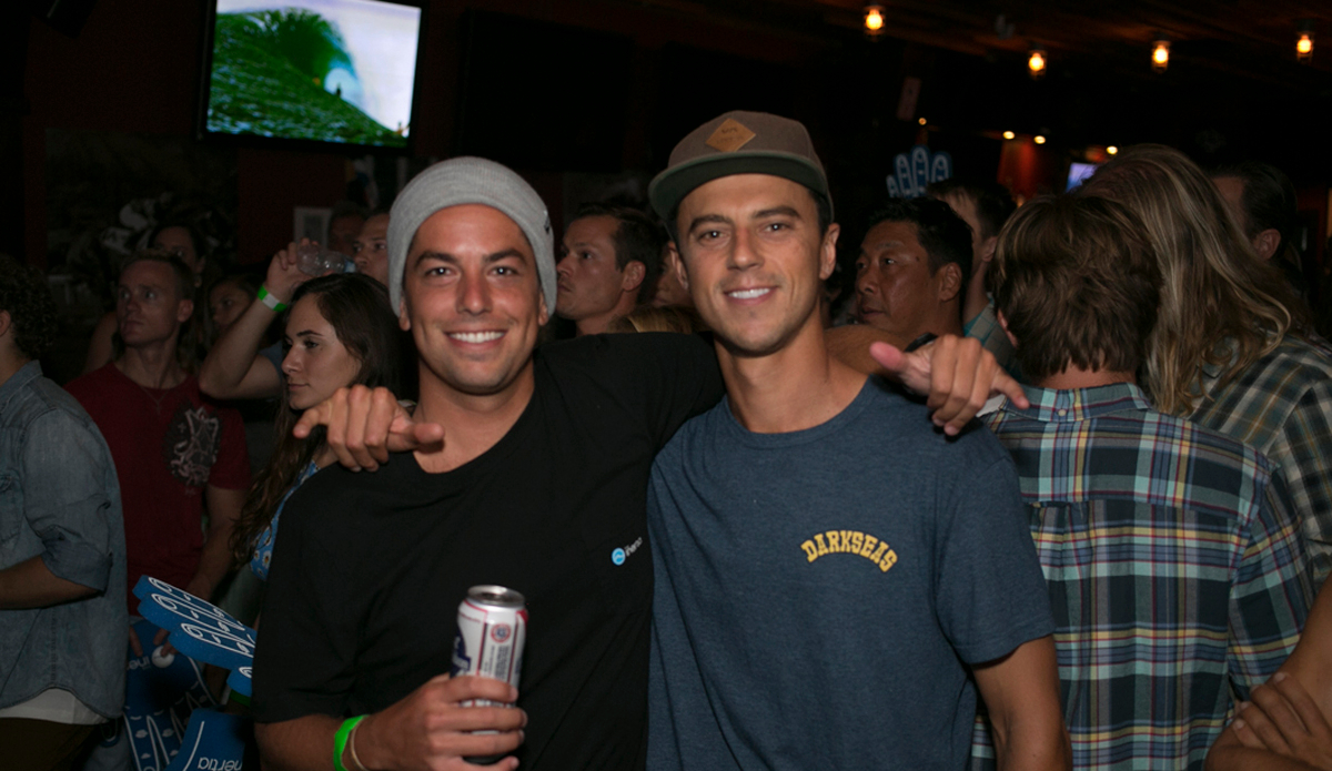 In addition to the high fives and cheers, there were quite a few shakas being thrown around. Photo: Steve Thrailkill