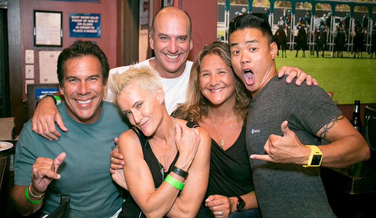 Keala in between sets having a chat with some fans. Photo: Steve Thrailkill