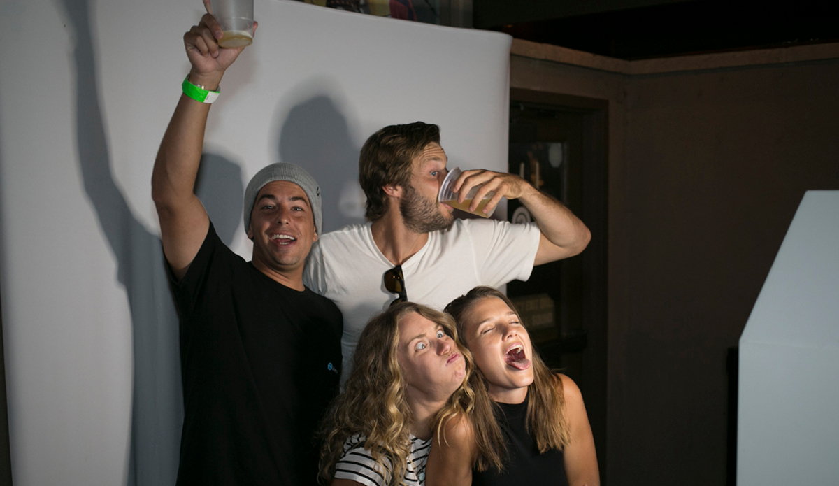 \"I\'m out! Get me another beer, ASAP!\" - Toby Aimer. Photo: Steve Thrailkill