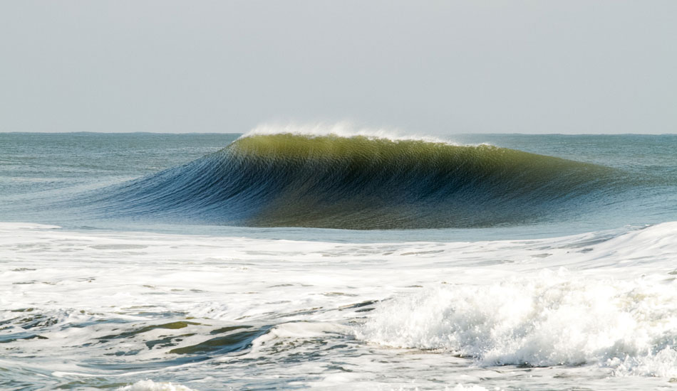 The morning was cloudy and it rained on and off so I decided to paddle out. After getting a few waves and breaking my board in half, I decided it was time to get some pics. Photo: <a href=\"https://nickdennyphotography.tumblr.com/\" target=_blank>Nick Denny</a>
