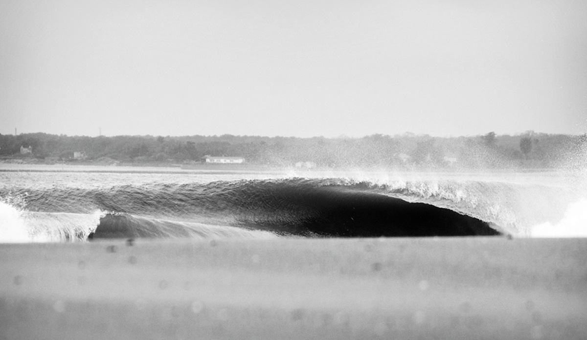 Winter can be hard in France, but the waves are worth it. Photo: Michael Nee