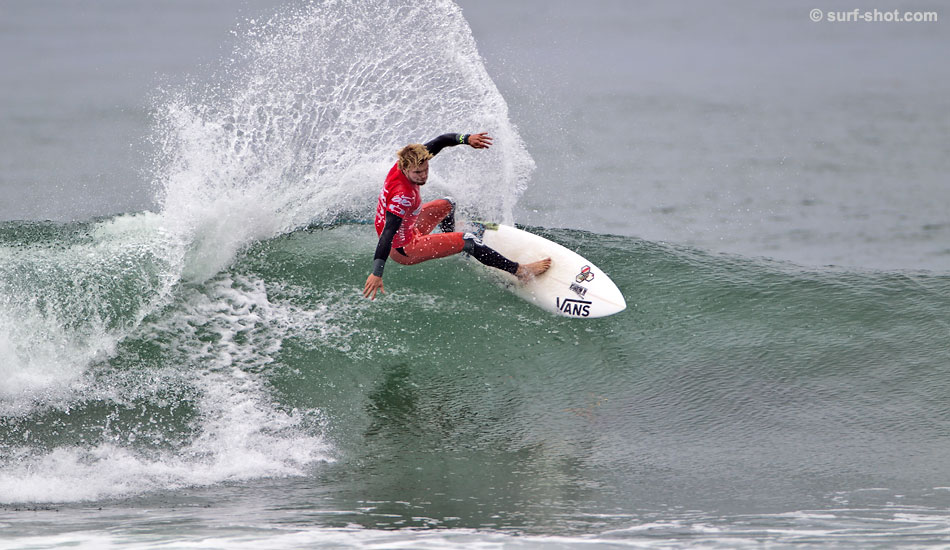 Local favorite and event runner-up Tanner Gudauskas was gracious in defeat. “Miguel ripped and it makes it exciting when it’s a close Final,” Gudauskas said. “Congratulations to him, it’s been a fun week.” Photo: <a href=\"https://surf-shot.com\" target=\"_blank\">Surf-Shot.com</a>/Schmid
