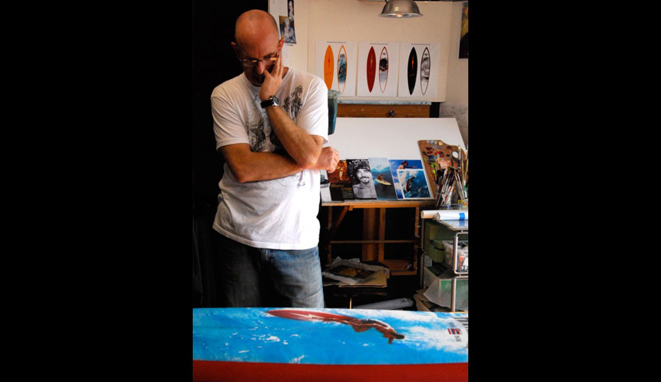 A portrait of the artist: Phil Roberts.