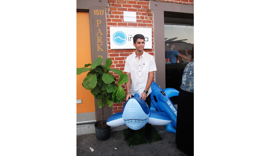 The Inertia\'s Reid Levin - an early #sharkattack photo booth victim. #1.