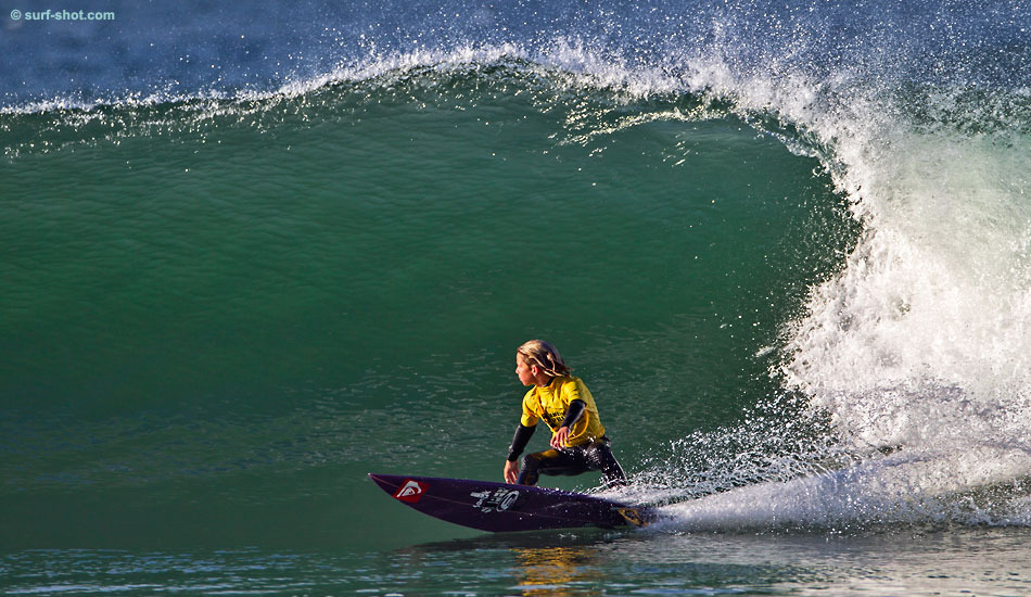 John\'s Mel\'s dad, big wave icon Peter Mel, claims John doesn\'t want any coaching.  John seems to be figuring things out for himself pretty well. Photo: <a href=\"https://www.surf-shot.com\" target=_blank>Surf-Shot.com</a>