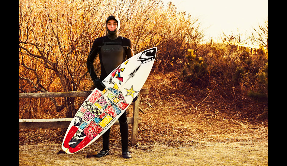 Nothing is ever really perfect in photography; it\'s the little quirks that comprise one\'s style. However, at dawn the lighting is as close to perfect as it gets. New York\'s Brian Pollak drove three hours to surf The Garden State. 