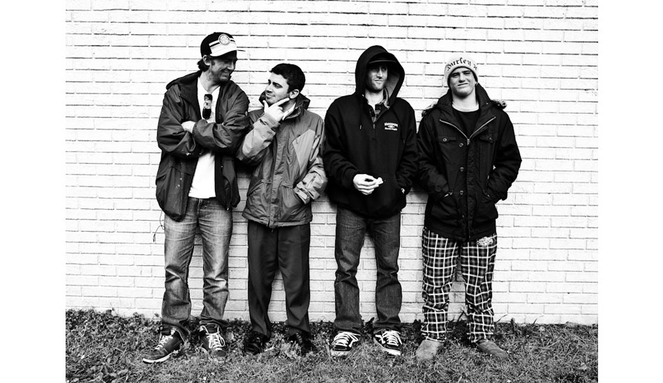 This is one of my favorite surf related photos. It\'s missing a couple people from our Jersey surf crew, but it still makes us all smile.